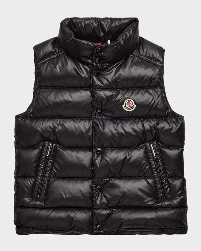 Girl's Quilted Down Vest, Size 4-6